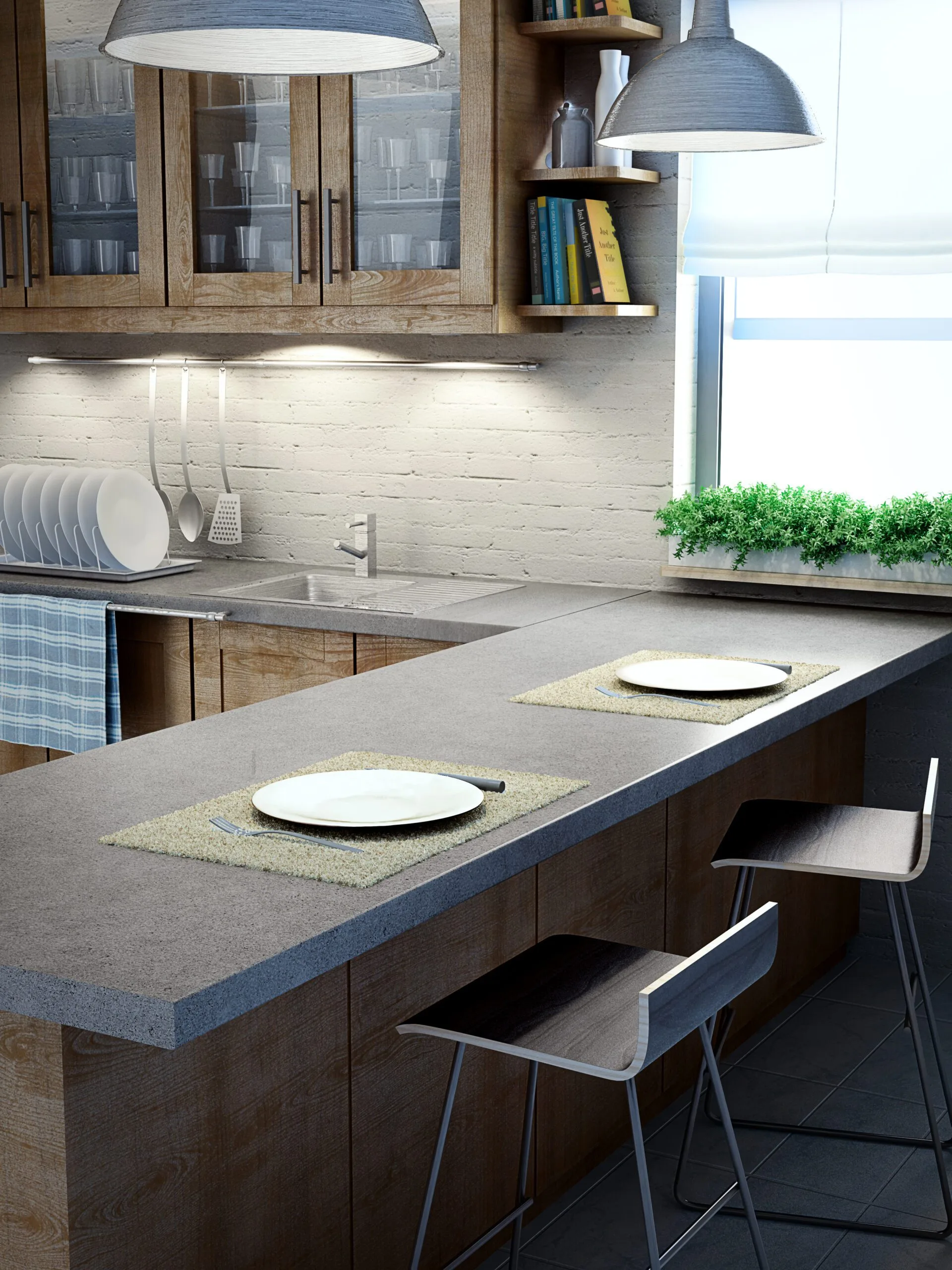 Modern,Kitchen,Interior,View